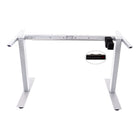 AnthroDesk - Bureau assis/debout electrique, Base Blanche avec une surface de travail BM 48" x 30"-Comprend une surface de travail réversible de 48 "x 30" de haute qualité facile à nettoyer