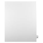 Mark Maker – Onglets séparateurs juridiques blancs, 1/25 onglets, format lettre, sans trous, numéro 23, 25/paquet-Onglets séparateurs blancs, 1/25 onglets