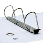 Bindertek - Reliure format légal à 3 anneaux de première qualité - 3 po - feuilles de 8,5 x 14 po - blanc - paquet de 6-6 cartables par paquet