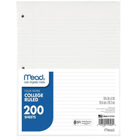 Mead - Cahier De Remplissage De Papier Collège Statué - 600 feuilles-10 1/2 x 8 po.