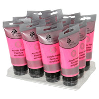 Peinture acrylique, 75 ml, rose néon, 12/paquet-1