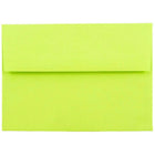 JAM Paper Enveloppes à fermeture gommée Brite Hue, format livret, 4 3/4 x 6 1/2 po, vert lime éclatant, paq./100-Vert lime