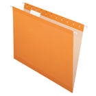 Chemise suspendue colorée haut de gamme Pendaflex Reversaflex, orange, format lettre, paquet de 25-Elles sont 10 fois plus robustes que les chemises ordinaires et peuvent contenir plus de feuilles sans se déchirer.