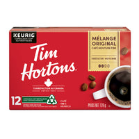 Tim Hortons - Café original, portion individuelle - paquet de 12-Grains 100 % arabica