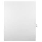 Mark Maker – Onglets séparateurs juridiques blancs, 1/25 onglets, format lettre, sans trous, numéro 116, 25/paquet-Onglets séparateurs blancs, 1/25 onglets