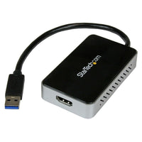 StarTech ® Carte vidéo externe à adaptateur multi-écrans USB 3.0 vers HDMI avec concentrateur USB à 1 port 1920 x 1200/1080p-Libérez un port USB 3.0 sur votre Ultrabook ou ordinateur portatif mince à l’aide du concentrateur USB 3.0 intégré
