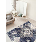 eCarpetGallery Tapis Morocco Mosaique Blue 8'0" x 10'0"-8'0" x 10'0"