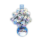 Choux confetti de 6 po Happy Birthday avec étiquette, Paquet de 12 - Millbrook Studios (76025)-choux de 6 po
