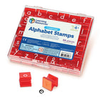 Learning Resources - Ensemble de tampons, alphabet minuscule-Excellente manière pratique d’apprendre l’alphabet, la formation adéquate de lettres, ainsi que de faire des motifs et de compter