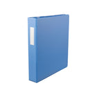 Staples - Reliure à anneaux ronds économique 1,5'' bleu pâle-Rangement 1,5'', anneaux ronds, reliure bleu pâle avec une capacité de 280 pages