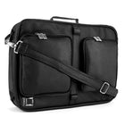 Lencca Quadra 15.6" Sac À Dos Pour Ordinateur Portable-Noir-Cachez les bretelles du sac à dos