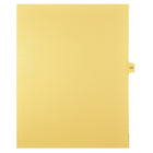 Markmaker - 25 tabs/PQT,5 PQT/Boite, Intercalaires imprimes Legal, Chamois, 1/15th coupe| format lettre, sans trous, Numero 157-Intercalaires imprimes Legal