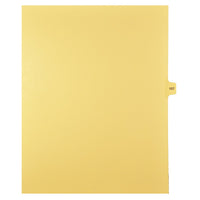 Markmaker - 25 tabs/PQT,5 PQT/Boite, Intercalaires imprimes Legal, Chamois, 1/15th coupe| format lettre, sans trous, Numero 157-Intercalaires imprimes Legal