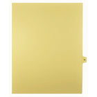 Markmaker - 25 tabs/PQT, 5 PQT/Boite, Intercalaires imprimes Legal, Chamois, 1/15th coupe| format lettre, sans trous, Numero 70-Intercalaires imprimes Legal