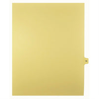 Markmaker - 25 tabs/PQT, 5 PQT/Boite, Intercalaires imprimes Legal, Chamois, 1/15th coupe| format lettre, sans trous, Numero 70-Intercalaires imprimes Legal