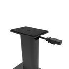 Kanto SP9 Stand de haut-parleur universel de 9 po pour bureau avec gestion des câbles - Noir-Les plaques supérieures rotatives garantissent que vos haut-parleurs sont parfaitement positionnés