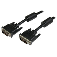 StarTech  Câble vidéo DVI-D à liaison simple, mâle/mâle, 10 pi-Les connecteurs moulés avec serre-câble offrent une connexion durable, aidant à prévenir les dommages aux connecteurs pour une performance vidéo DVI à DVI durable et sans erreur
