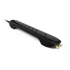 Parasurtenseur 360 Electrical Agent à 7 prises avec protection coaxiale et cordon de 6 pi - Noir-Les connecteurs de câbles coaxiaux ajoutent une protection aux lignes de câble et de satellite