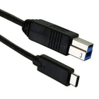 BlueDiamond – Câble USB 3.0, C mâle vers B mâle, 3 pi (80122)-Notre nouveau connecteur réversible de type C se branche correctement à tous les coups!
