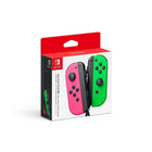 Nintendo - Manettes gauche et droite Joy-Con pour Nintendo Switch, vert/rose fluo-Les manettes Joy-Con polyvalentes offre de multiples nouvelles façons surprenantes de s'amuser
