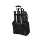 Swiss Gear - Mallette Polytex pour portatif de 15,6 po, avec roulettes, noire-16 1/2 haut. x 15 lar. x 9 prof. (po)  