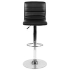 Flash Furniture – Tabouret de bar ajustable de 33 po en vinyle noir et à pied chromé, 2/bte (CH920231BK)-Tabouret de style contemporain