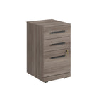 Sauder - La Collection Affirm Caisson mobile à 3 tiroirs - Finition Hudson Elm-Finition Hudson Elm, Bois d'ingénierie