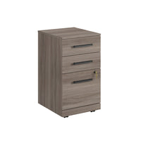Sauder - La Collection Affirm Caisson mobile à 3 tiroirs - Finition Hudson Elm-Finition Hudson Elm, Bois d'ingénierie