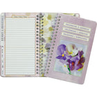 AT-A-GLANCEMD – Carnet de téléphones et d’adresses, couverture florale, 6 1/4 po x 8 1/2 po-Carnet à reliure spirale avec couverture florale avec des pages souples et colorées