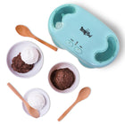 Koolatron – Machine à crème glacée de luxe Double Treat, bleu-Fonctionne automatiquement dans votre congélateur.