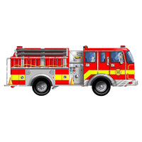Melissa & Doug – Casse-tête de plancher géant, Camion de pompiers (LCI436)-Enfants de 3 ans et plus, de la prématernelle à la première année