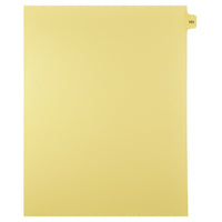 Markmaker - 25 tabs/PQT,5 PQT/Boite, Intercalaires imprimes Legal, Chamois, 1/15th coupe| format lettre, sans trous, Numero 151-Intercalaires imprimes Legal