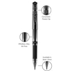 uni-ball − Stylo à impact gel Signo − 1,0 mm − noir-Couleur et construction du canon : Claire