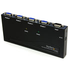 StarTech  Répartiteur vidéo VGA haute résolution, 350 MHz, 4 ports-Amplificateur de signal intégré pour augmenter votre portée de connexion jusqu’à 210 pieds (65 mètres)