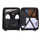 Air Canada - Valise de cabine rigide à roulettes pivotantes de 20 po Milan Collection - Argent-Approuvé pour les bagages à main