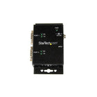StarTech  Concentrateur adaptateur industriel USB vers 2 ports série, fixation murale, avec pinces pour rails DIN-Le boîtier robuste tout en métal accroît la durabilité dans les environnements hostiles