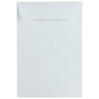 JAM Paper Enveloppes à ouverture au sommet et rabat droit gommé, 6 1/2 x 9 1/2 po, blanches, 200 par paquet-Blanc