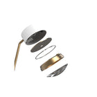 TuBICen - Polaris Lampe de bureau à DEL - Blanc-connexion USB