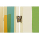 Kiera Grace – Cloison Austin Vance à 3 panneaux, 47 x 71 po, blanc avec motif abstrait multicolore-Entièrement assemblé: Votre séparateur autoportant est entièrement assemblé. Vous pouvez le sortir de la boîte et l'installer où vous en avez besoin, instantanément. Pas de construction ou de difficulté avec les instructions