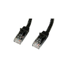 StarTech  Câble de raccordement antiaccrochage N6PATCH5BK de catégorie 6, 5 pi, noir-Connecteur mâle RJ-45 aux deux extrémités pour une connectivité réseau fiable