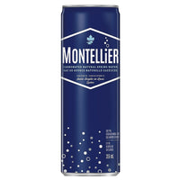 Montellier - Eau gazéifiée régulière - 355 ml - paquet de 10-Eau gazeuse