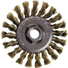Osborn - Brosse Rotative À Fils Noués Pour Petites Meuleuses Haute Vitesse, Dia. 5po, Fils 0,02po, paquet de 3-Type d'utilisation Acier