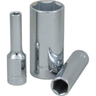 Gray Tools – Douille profonde, 6 pans, à prise 23 mm x 3/8 po, fini chromé satiné-Taille : 23 mm