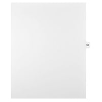 Mark Maker – Onglets séparateurs juridiques blancs, 1/15 onglets, format lettre, sans trous, numéro 142, 25/paquet-Onglets séparateurs blancs, 1/15 onglets