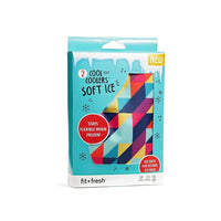Fit & Fresh – Ensemble de 2 sachets de gel réutilisables Cool Coolers souples-L'ensemble inclut 2 sachets de gel réfrigérant pour boîtes à lunch, sac-repas et glacières. Chaque sachet mesure 7 x 5 x 0,25 (po)
