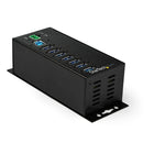 StarTech Hub USB 3.0 industriel à 7 ports - Protection contre DES et les surtensions jusqu'à 350 W-Protège vos appareils connectés avec une protection contre les décharges électrostatiques d'air 15 kV et de contact 8 kV