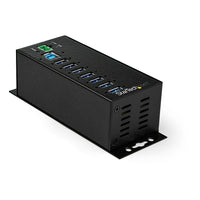 StarTech Hub USB 3.0 industriel à 7 ports - Protection contre DES et les surtensions jusqu'à 350 W-Protège vos appareils connectés avec une protection contre les décharges électrostatiques d'air 15 kV et de contact 8 kV