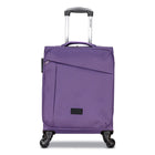 Club Rochelier - Ensemble de 3 bagages souples - Violet et Lilas-Doubles poches extérieures zippées