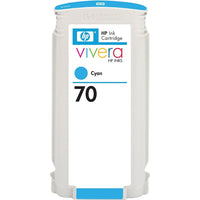 HP – Cartouche d’encre cyan 70 (C9452A)-Cyan