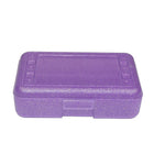 Romanoff Products – Boîte à crayons, violet scintillant, 8 1/2 x 5 1/2 x 2 1/2 po, 10/paquet (ROM60286)-Violet scintillant